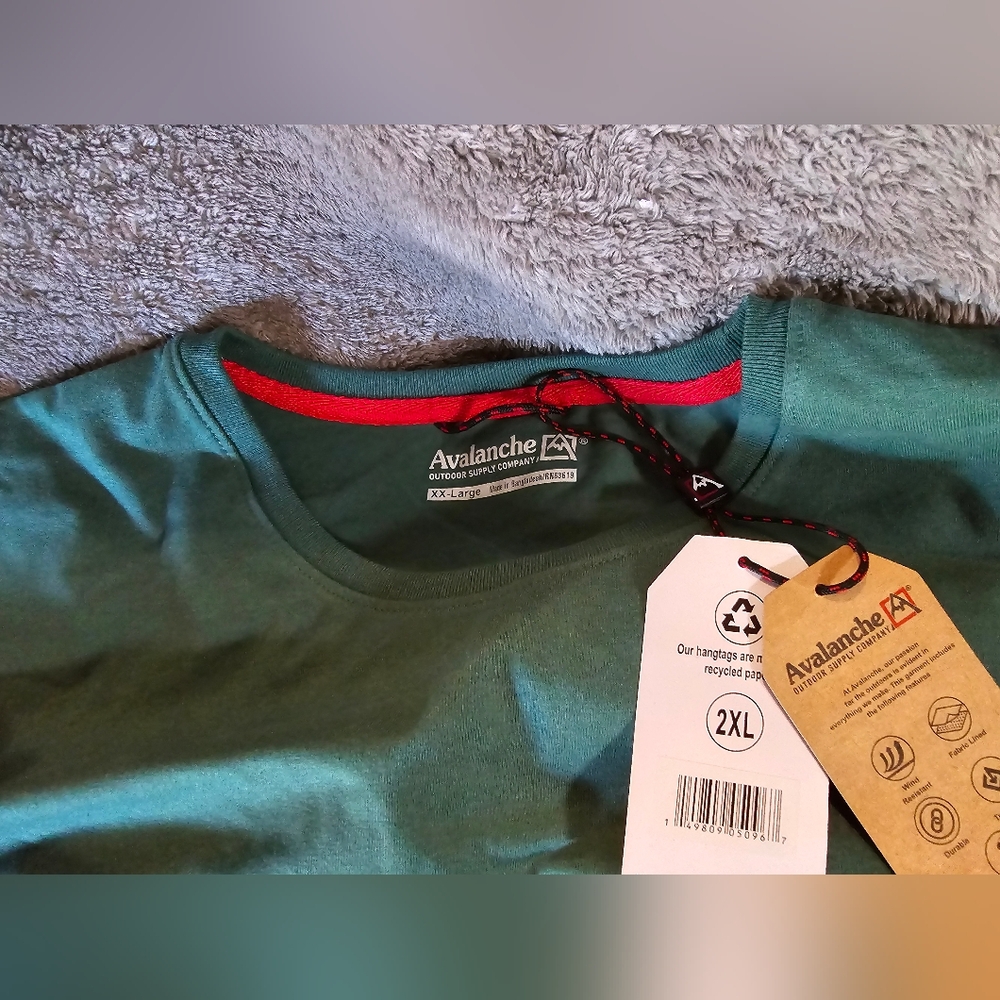 Avalanche Long Sleeve Shirt  Abyss Green Men's 2XL  *MSRP $135